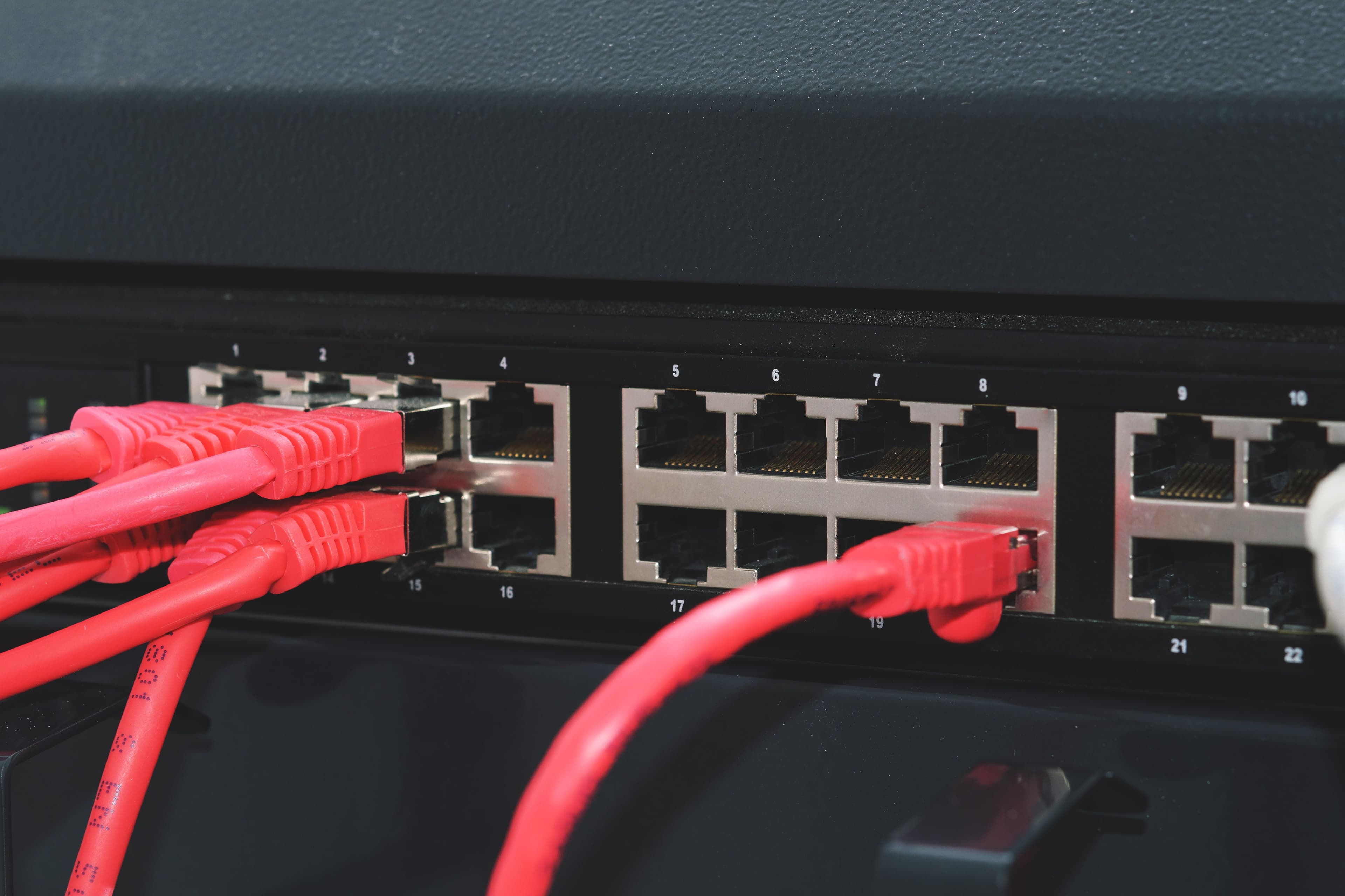Network server equipment illustrating the infrastructure behind casino game aggregation